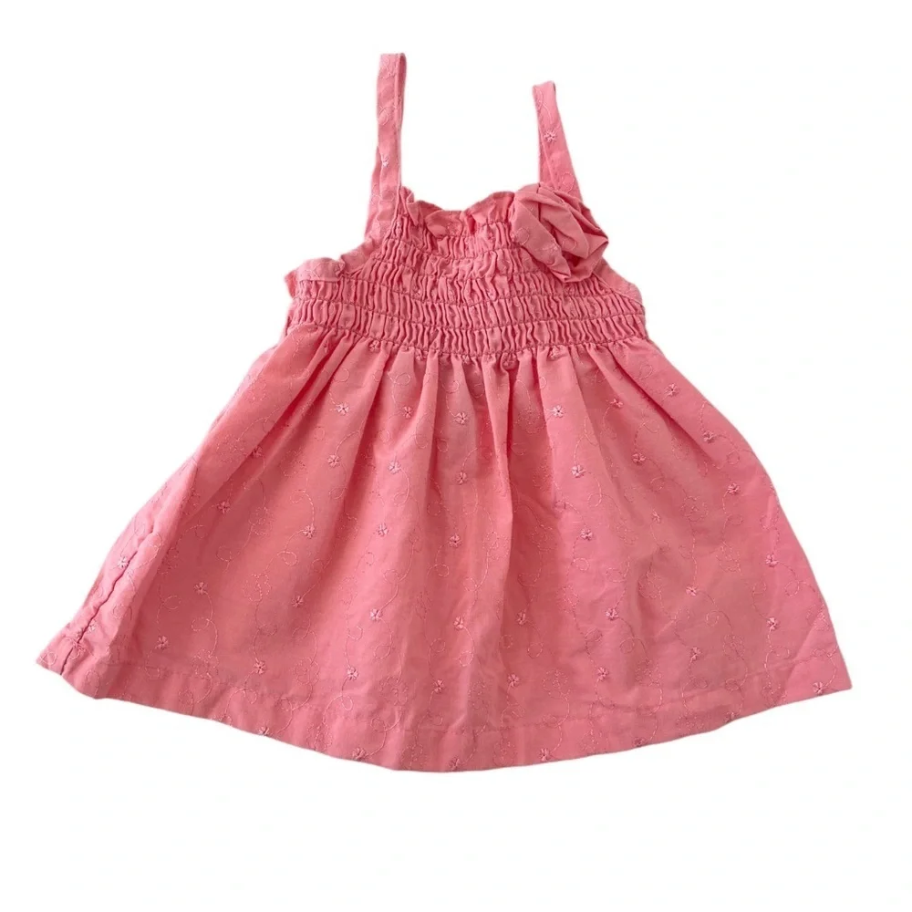 Park Bench Kids Pink Matching Floral Set | Baby Girl 6 Months